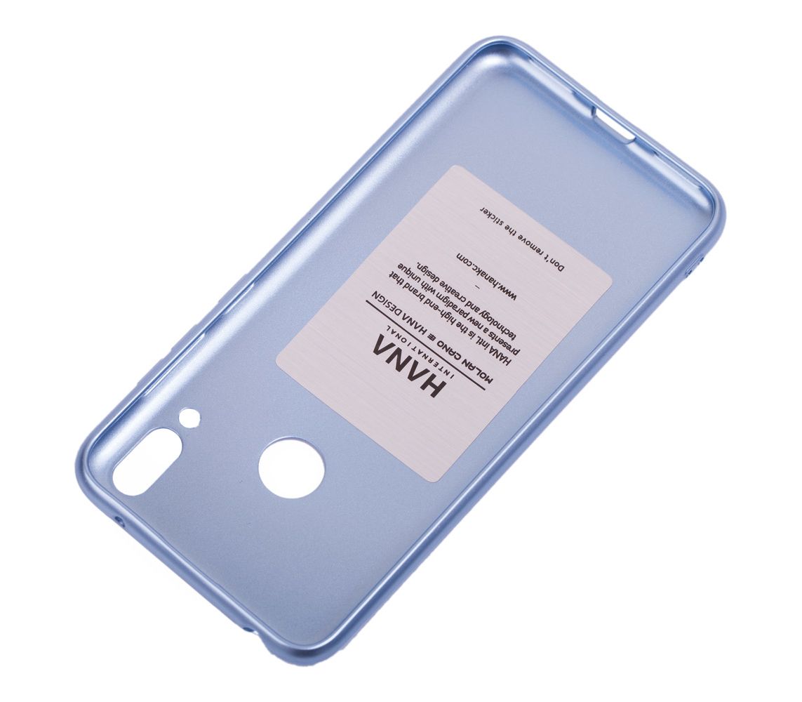 Molan Cano Glossy Jelly Case Huawei Y7 2019 (blue)-2